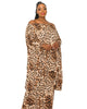 Wildcat Glam Off Shoulder Kaftan Dress - thumbnail