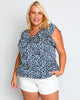 Palms Ruffle Top - thumbnail