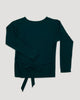 Coraline Long Sleeve Tie Waist Top - thumbnail