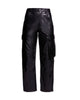 Cole Upcycled Leather Cargo Pants - thumbnail