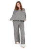 Women's Supersoft Hacci Lounge Pull Over Loose Fit Top - thumbnail