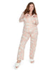 Women's Cotton Blend Polar Bears Notch Collar Pajama Set - thumbnail