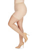 Crystal Sheer Shaper Control Top Tights - thumbnail
