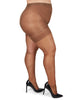 Plus Size Curvy Silky Sheer Control Top Pantyhose - thumbnail