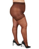 Plus Size Curvy Silky Sheer Control Top Pantyhose - thumbnail