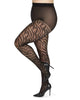 Zebra Stripe Sheer Tights - thumbnail