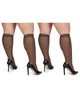 Silky Sheer Plus Size Curvy Knee High Stockings 2 Pack - thumbnail