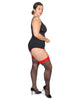 Women's Between The Lines 20 Denier Sheer Backseam Stocking - thumbnail
