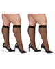 Silky Sheer Plus Size Curvy Knee High Stockings 2 Pack - thumbnail