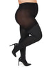 Pin Rib Opaque Shaper Tights - thumbnail