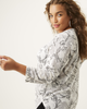 Phoebe High-Low Hem Printed Tee - thumbnail