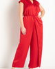 Draped Front Jumpsuit - thumbnail
