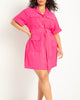 Mini Shirtdress With Cargo Details - thumbnail