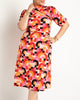 Puff Sleeve A-Line Dress - thumbnail