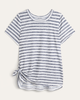 Elena Side-Tie Striped Top - thumbnail