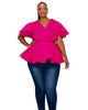 Siobhan Peplum Top - thumbnail