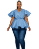 Siobhan Peplum Top - thumbnail