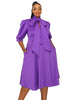 Casey Scuba Flare Dress - thumbnail