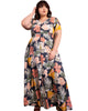 Kimberly Maxi Dress Floral Print Navy - thumbnail