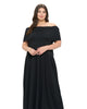 Hayek Off Shoulder Maxi Dress - thumbnail