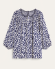 Dana Smock Neck Three-Quarter Sleeve Top - thumbnail