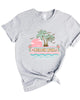Beach Bum Stripes Short Sleeve Graphic Tee - thumbnail