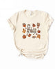 Plaid Fall Vibes Collage Short Sleeve Graphic Tee - thumbnail