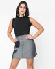 Smak Parlour Black Sheer Floral Ruffle Tank Top - thumbnail