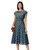 Double Gauze Cotton Smocked Waist Dress - thumbnail