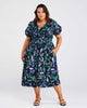 Ultraviolet Floral Dress - thumbnail