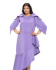 Kaskade Ruffled Neoprene Dress - thumbnail