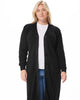 Cotton Cashmere Belted Long Cardigan - thumbnail