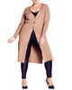 Button Down Midi Cardigan - thumbnail