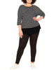 Kiara Stripe Ribbed Top - thumbnail