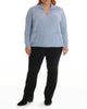 Cashmere Polo V-neck w/ Pockets - thumbnail