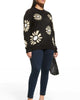 Cotton Cashmere All Over Daisy Crew - thumbnail