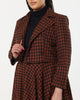 Cropped Jacket, Copper and Black Check - thumbnail