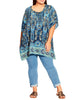 Maisie Lace Up Boho Poncho - thumbnail
