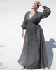 The Polka Dot Wrap Dress - Black & White - thumbnail