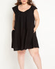 Puff Sleeve Mini Dress - thumbnail