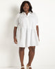Mini Dress With Asym Flounce - thumbnail