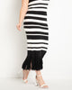 Striped Knitted Maxi Dress - thumbnail