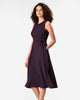 Asymmetric Tie Front Cotton Knit Dress - thumbnail