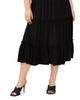 TIERED PULL ON MAXI SKIRT - thumbnail