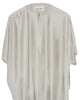 Kaftan Shirt In Ivory Silk - thumbnail