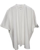 Kaftan Shirt In White Stretch Twill - thumbnail