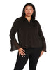 Bell-Sleeve Button-Front Top - thumbnail