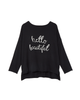 Nadine Graphic Sweater - thumbnail