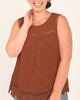 Addison Auburn Lace Blouse - thumbnail