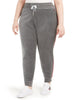 Tommy Hilfiger Women's Sport  Logo Trim Jogger Sweatpants Gray  3X - thumbnail